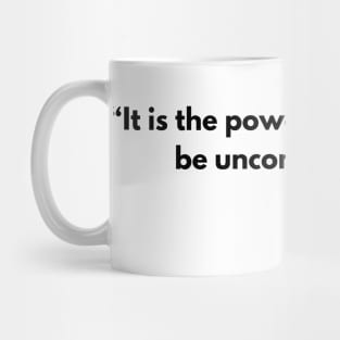 “It Is the Power of the Mind To Be Unconquerable” Seneca Mug